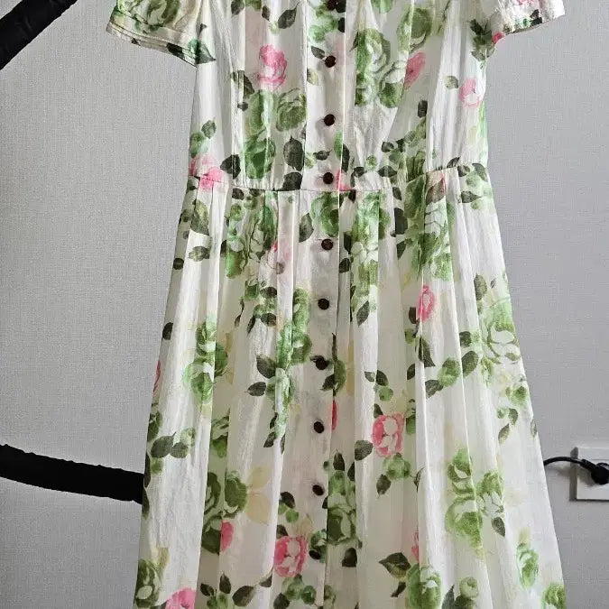 [BUNJANG] BCBG Floral Print Dress with Collar Detail / BCBG원피스