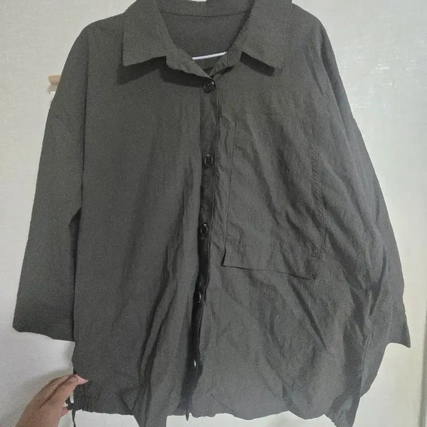 [BUNJANG] Women's Khaki Oversized Shirt / 여성 셔츠 카키색 남방 판매해요