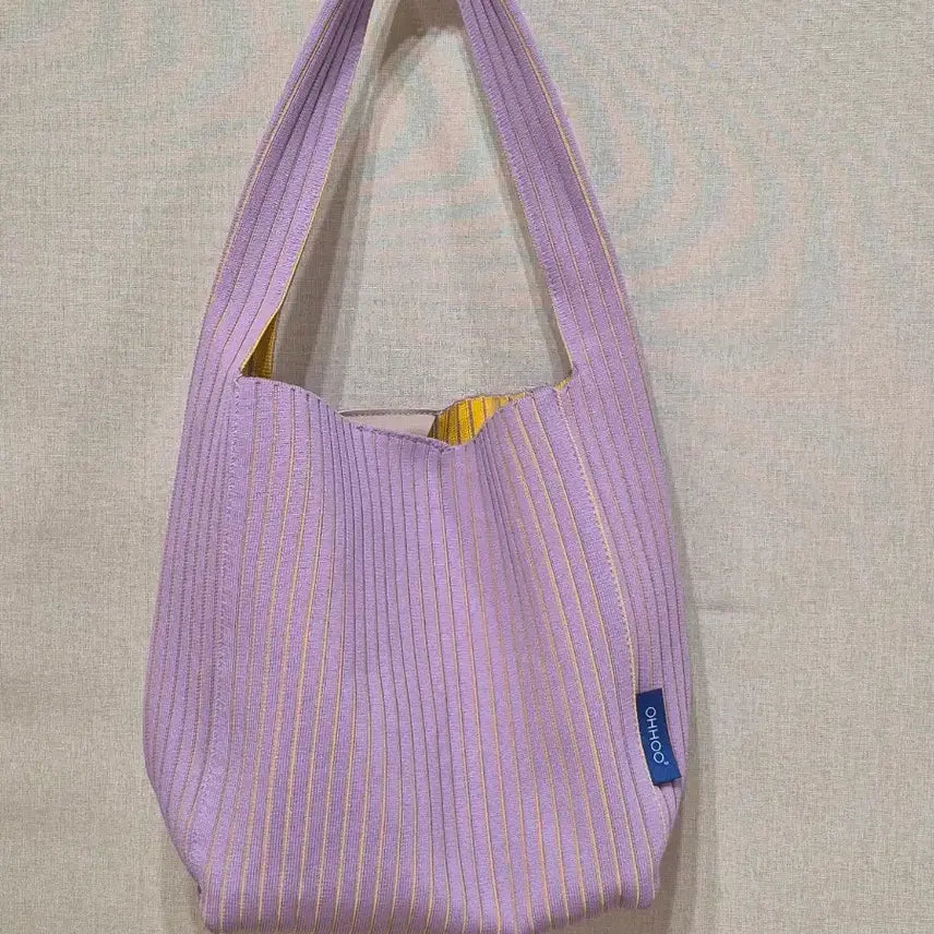 [BUNJANG] OHHOO Pleated Shoulder Bag Knit Bag / OHHOO 오후 플리츠 숄더백 니트가방