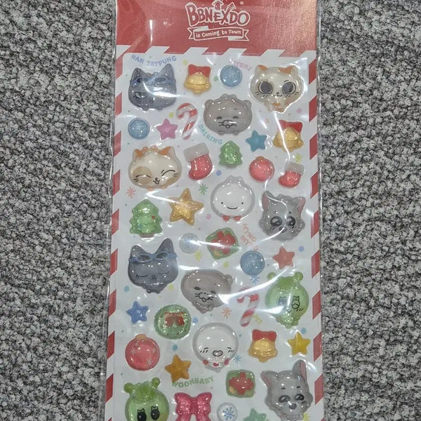 [BUNJANG] BOYNEXTDOOR Pop-up Holiday Deco Sticker Set (Sealed) / 미개봉) 보넥도 팝업 홀리데이 데코스티커세트