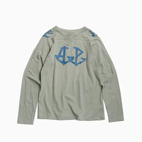 [BUNJANG] KAPITAL Rugby Long Sleeve T-Shirt / 캐피탈 럭비슬리브 티셔츠
