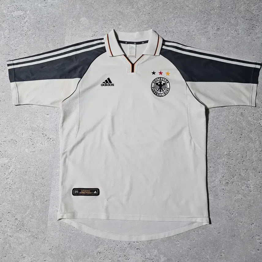 [BUNJANG] Adidas Germany National Team Home 2000-2002 Short Sleeve Jersey Size M / 아디다스 독일 국대 홈 00-02 유니폼 반팔 노마킹