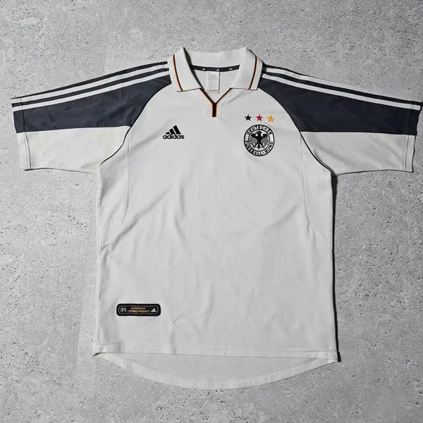[BUNJANG] Adidas Germany National Team Home 2000-2002 Short Sleeve Jersey Size M / 아디다스 독일 국대 홈 00-02 유니폼 반팔 노마킹