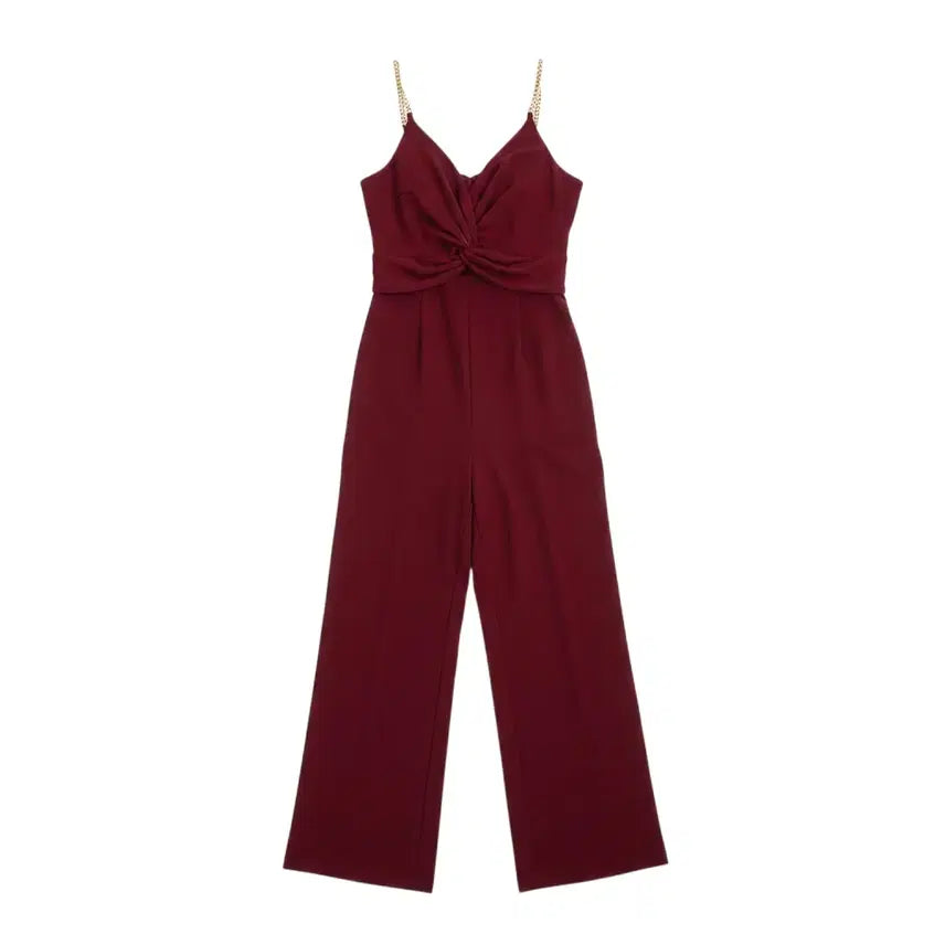 [BUNJANG] Zara Chain Strap Jumpsuit / 여성L/ 자라 체인 나시 점프슈트