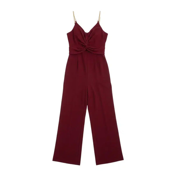 [BUNJANG] Zara Chain Strap Jumpsuit / 여성L/ 자라 체인 나시 점프슈트