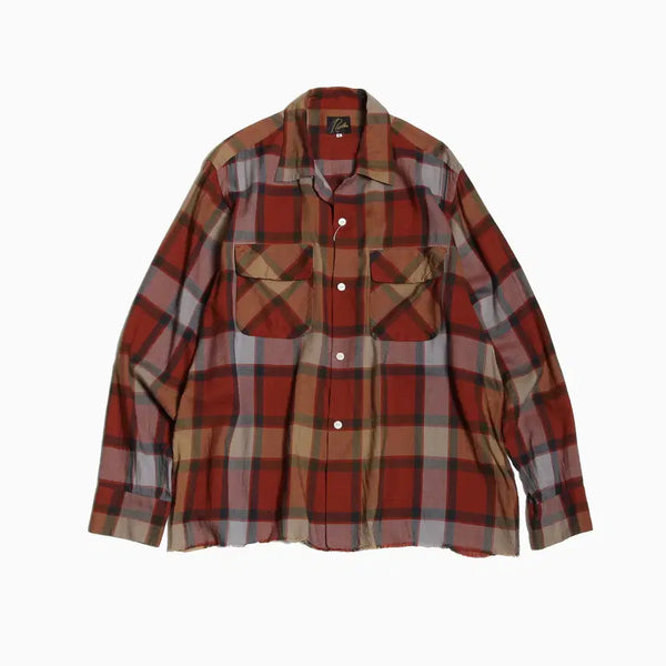 [BUNJANG] Needles Rayon Open Collar Shirt / 니들스 오픈칼라셔츠
