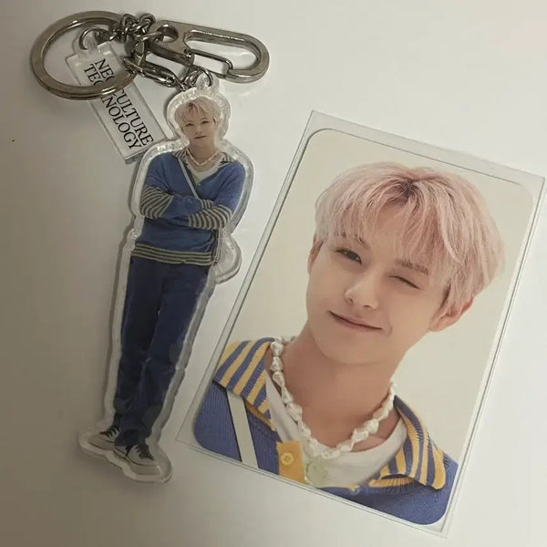 [BUNJANG] NCT Resonance Departure Renjun Photocard Keyring Set / 엔시티 레조넌스 디파쳐 런쥔 포카 키링 세트 양도