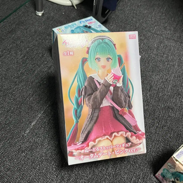 [BUNJANG] Sega Hatsune Miku Noodle Stopper Figure Autumn Date Pink Ver. / 세가 하츠네 미쿠 누들스토퍼 가을데이트 피규어