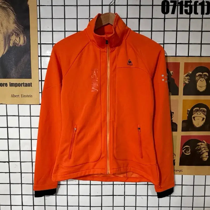 [BUNJANG] Le Coq Sportif Spocom Zip-Up Jacket Orange S / 르꼬끄 스포쿰 집업 자켓 오렌지 S