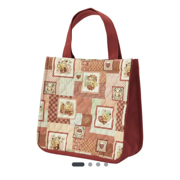 [BUNJANG] Pokemon Center Patchwork Style Mini Tote Bag Pikachu's Sweet Delivery / 포켓몬센터 패치워크 스타일 미니 토트백 Pikachu's Sweet Delivery