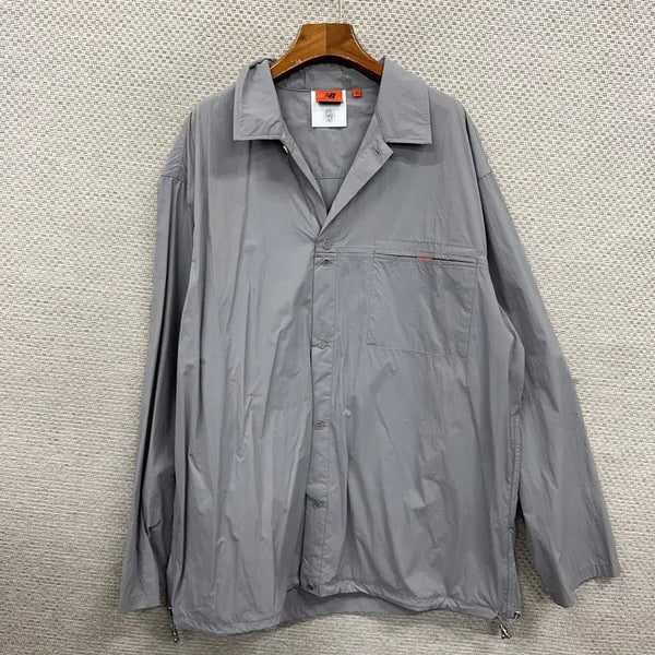 [BUNJANG] New Balance x Hotel990 Engineered Nylon Shirt Jacket XL / 뉴발란스 X 호텔990 엔지니어드 나일론 셔츠 자켓 XL D08805