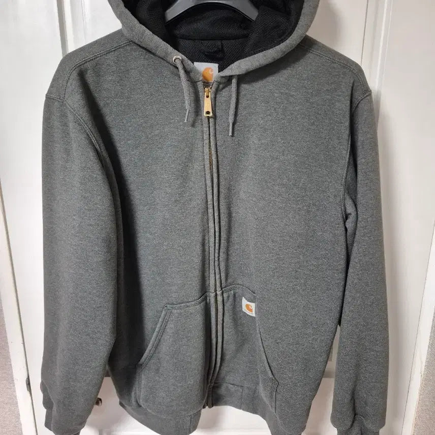 [BUNJANG] Carhartt WIP W.I.P. Thermal Lined Full Zip Hoodie Carbon Heather M / 칼하트 써멀 후드집업 그레이 카본헤더 M