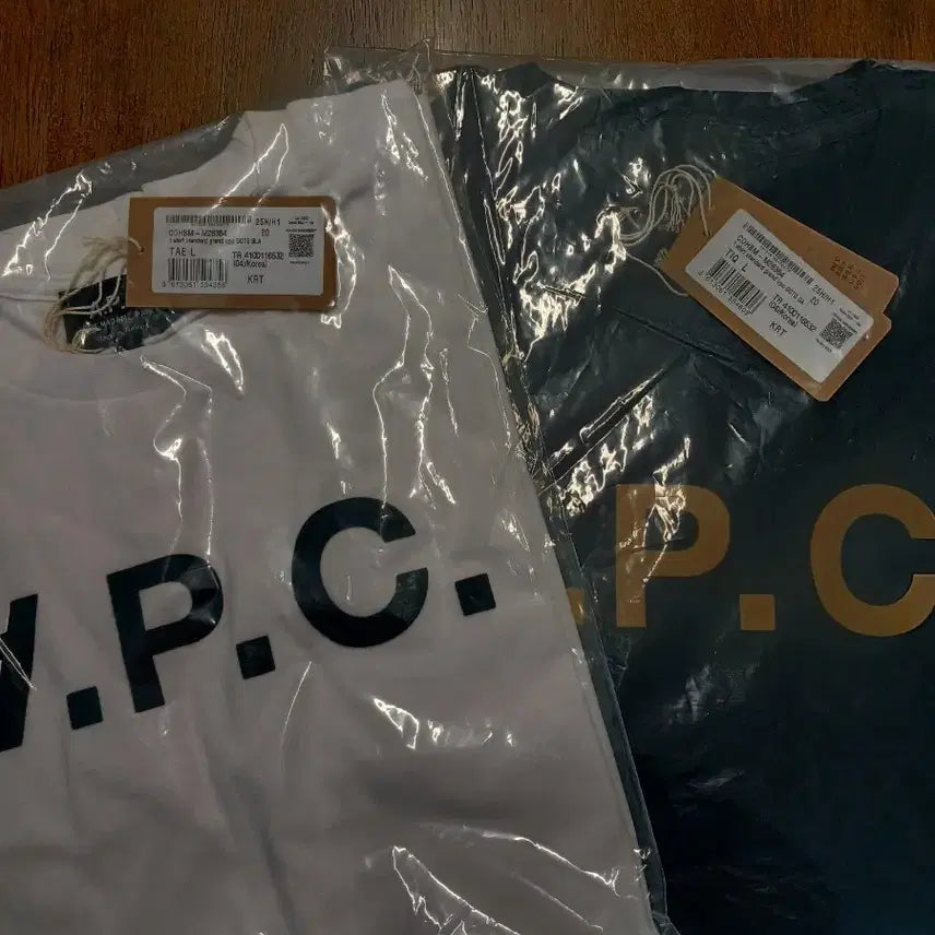 [BUNJANG] A.P.C. Short Sleeve T-Shirt White/Black L / A.P.C. 반팔 티셔츠 화이트/블랙 L