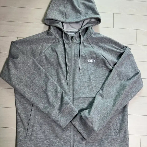[BUNJANG] HDEX Gray Hooded Zip-Up XL / hdex 후드집업 그레이 XL