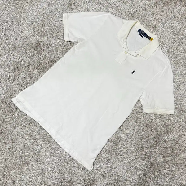 [BUNJANG] Polo Ralph Lauren Genuine Cotton Pique Short Sleeve Polo Shirt White / qr정품 폴로 카라티 반팔