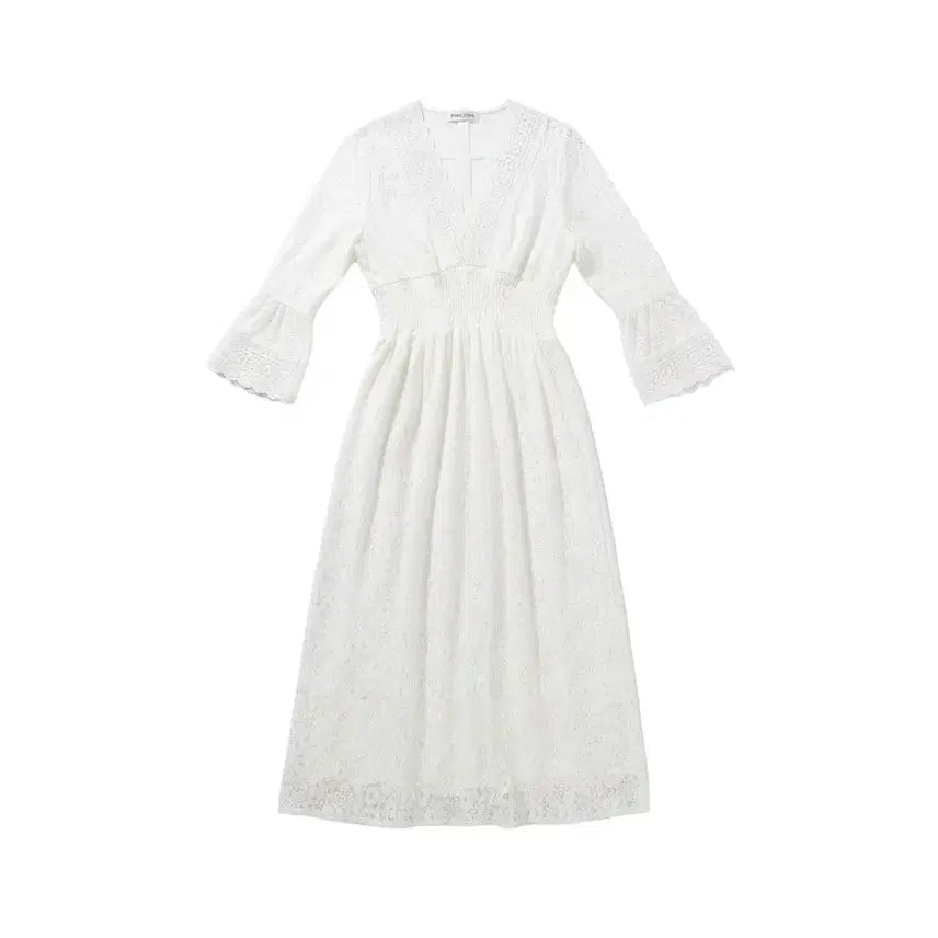 [BUNJANG] Mary World Banding Lace Dress / 여성S/ 메리월드 밴딩 레이스 원피스