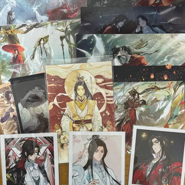 [BUNJANG] Heaven Official's Blessing Postcard & Illustration Card Bundle Set / 천관사복 엽서, 일러스트 카드 일괄