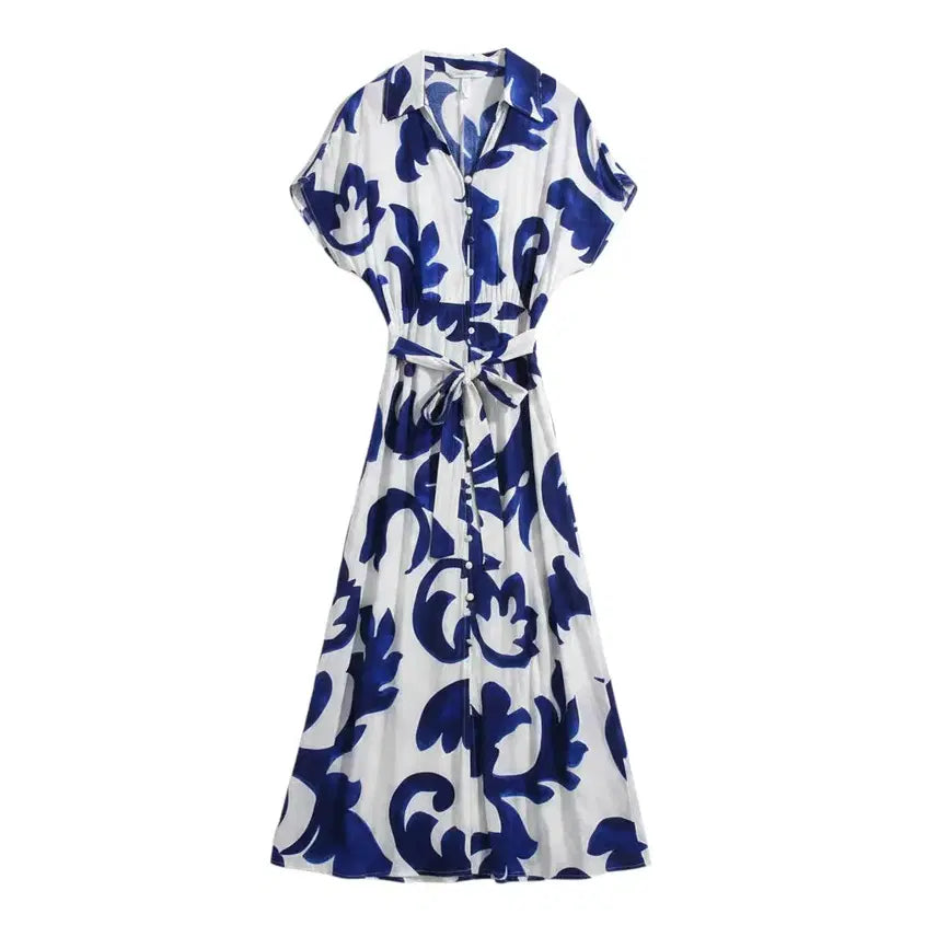 [BUNJANG] H&M Women's Rayon V-Neck Long Dress / 여성S/ H&M 레이온 브이넥 롱 원피스