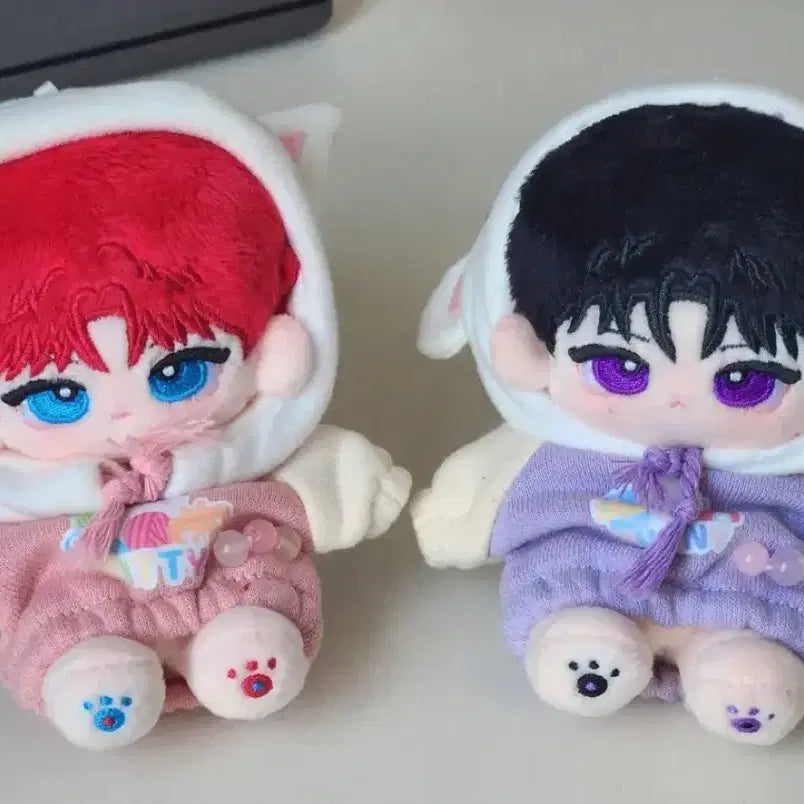 [BUNJANG] The Great Seven Year Engagement (Demutj) Cha Yujin Kim Raebin 10cm Plush Dolls Bundle Set / 데못죽 차유진 김래빈 윶랩 속성 10cm 폭신유진 폭신래빈 새상품 원가양도