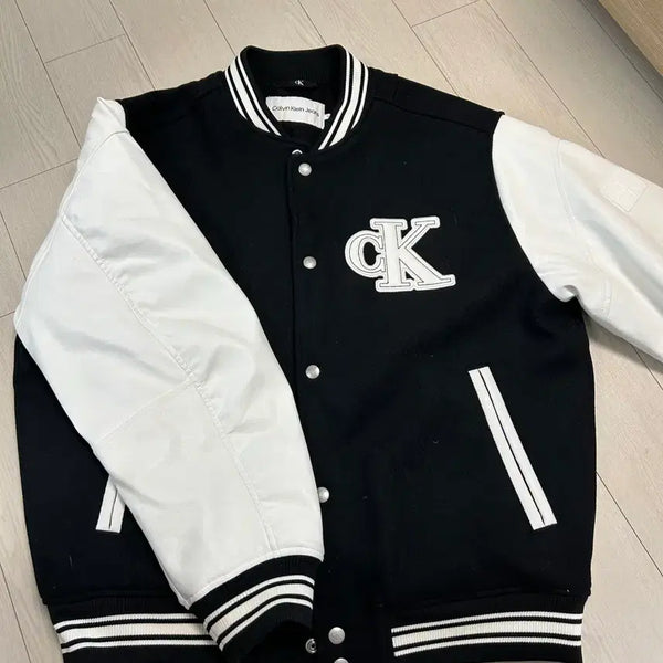 [BUNJANG] Calvin Klein Varsity Jacket / Calvin Klein 바시티자켓
