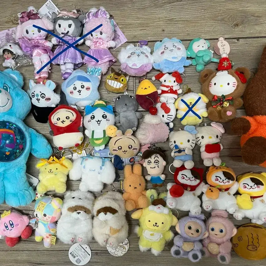 [BUNJANG] Character Plush Keychains - Bundle Sale / 캐릭터 인형 키링 떨이 판매