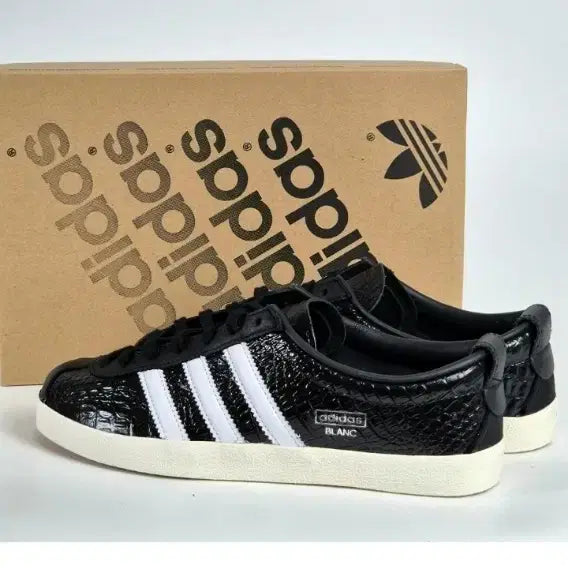 [BUNJANG] Adidas Snakeskin Pattern Casual Sneakers / 아디다스 스니커즈 캐쥬얼 단화 데일리 운동화 블랑