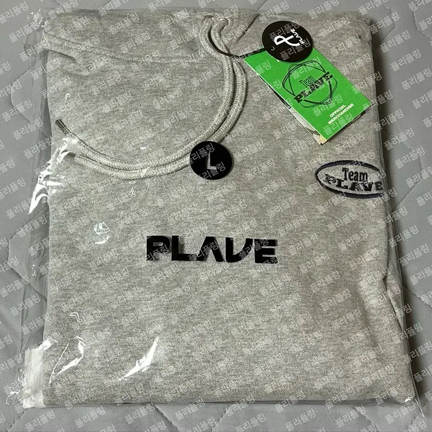 [BUNJANG] Teamplayve Gray Hoodie L Size / 팀플레이브 후드티 그레이
