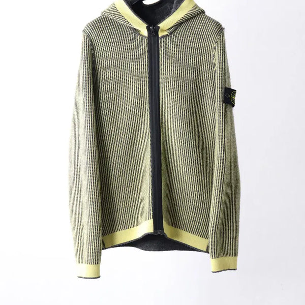 [BUNJANG] Stone Island Reversible Hooded Knit Zip-Up L / 스톤아일랜드 리버시블 후드 니트집업 L팝니다.