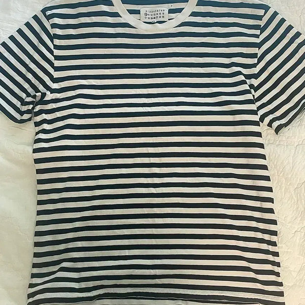 [BUNJANG] Maison Margiela Black Stripe T-Shirt XL / 마르지엘라 블랙 스트라이프 티셔츠