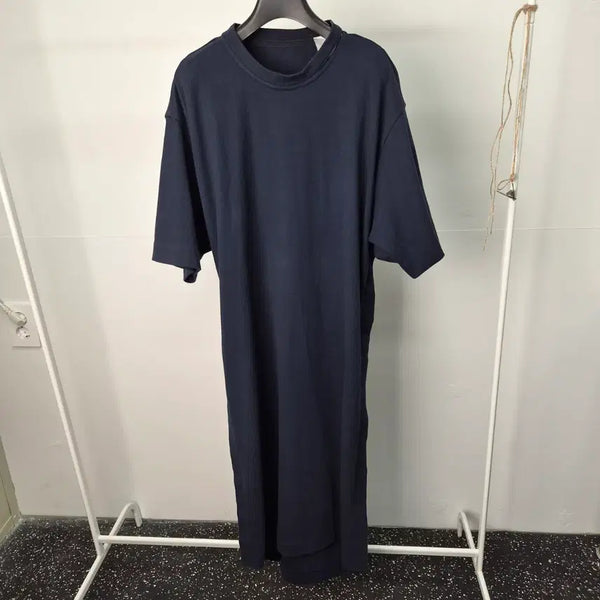 [BUNJANG] System Cotton Women's Long Dress Navy Size 90 / 시스템코튼 원피스 여성90 6G13