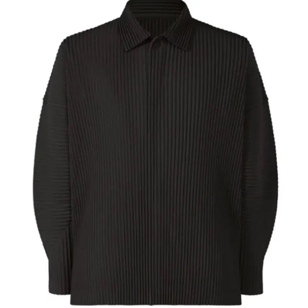 [BUNJANG] Homme Plissé Issey Miyake Monthly Long Sleeve Collar T-shirt / [2]옴므플리세 먼슬리 긴팔카라티