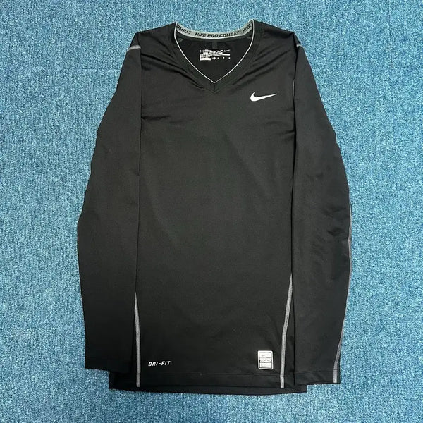 [BUNJANG] Nike Pro Combat Long Sleeve Performance T-Shirt - Size M / 나이키 프로 컴뱃 기능성 긴팔티 M