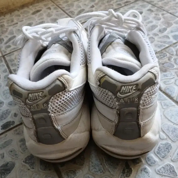 [BUNJANG] Nike Air Max 95 White/Grey Sneakers / 나이키 에어맥스 95 화이트/그레이 운동화