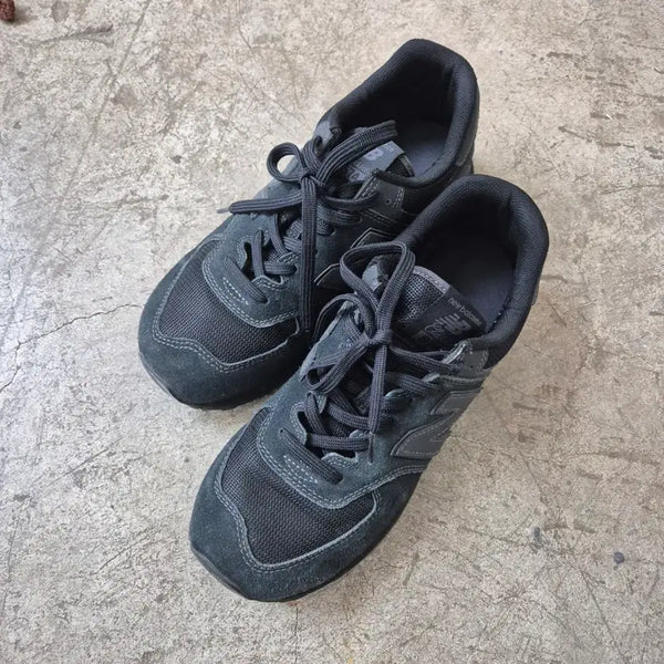[BUNJANG] New Balance 574 Classic Triple Black (ML574EVB) - Men's Size 275 / 뉴발란스 574 클래식 트리플블랙 올검 (275 / ML574EVB)