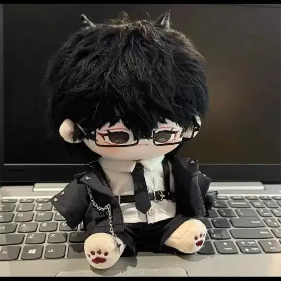[BUNJANG] 20cm Doll Black SP Suit Set with Shoes / 20cm(20깅) 블랙SP 정장세트 신발 포함