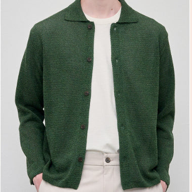 [BUNJANG] Time Homme 24SS Knit Cardigan / [24ss][타임옴므][95]칼라 니트 가디건