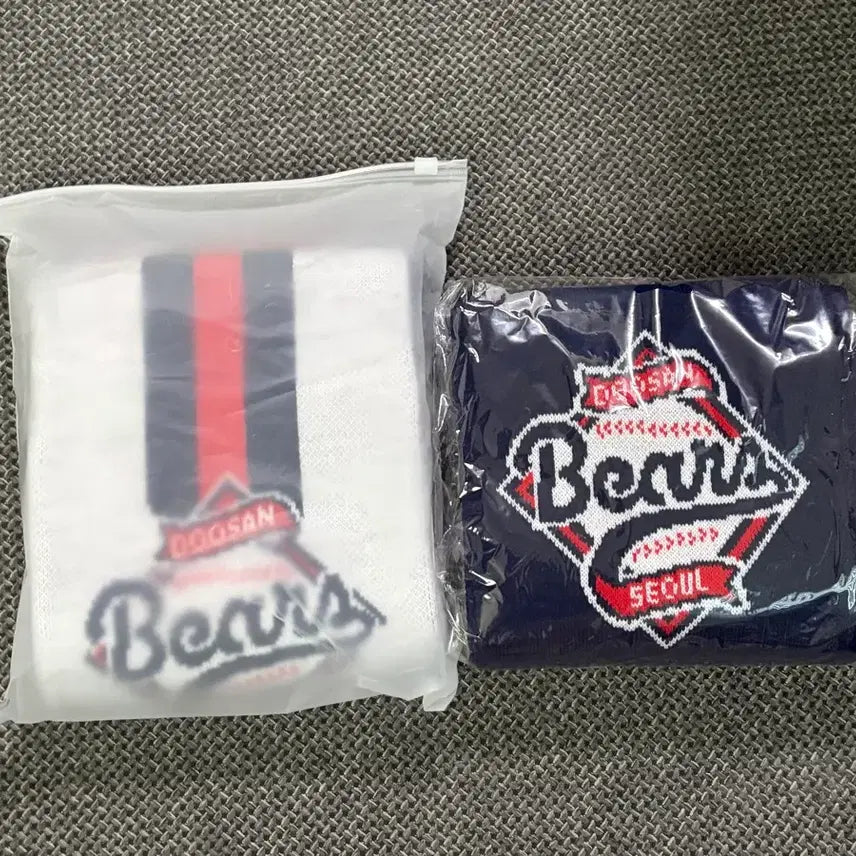 [BUNJANG] Doosan Bears Scarf Home & Away Set / 두산 머플러 홈,원정 판매