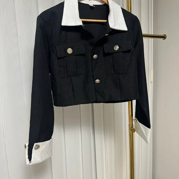 [BUNJANG] Summer Crop Jacket / 썸머 크롭 자켓
