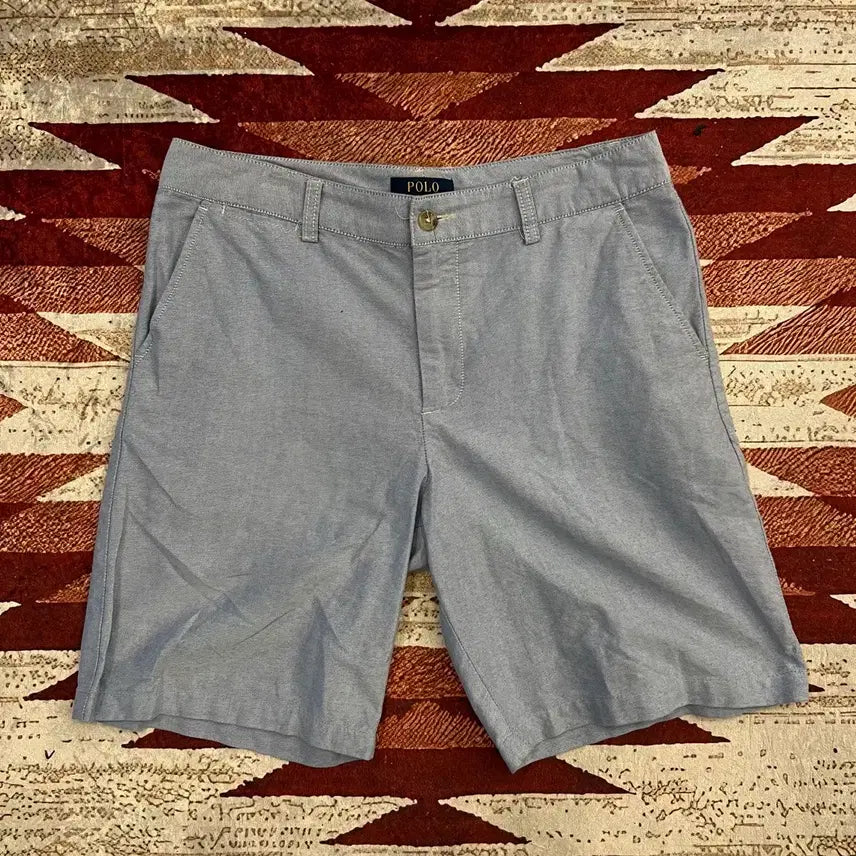 [BUNJANG] Polo Ralph Lauren Small Pony Embroidered Cotton Shorts Sky Blue 28 / 폴로 랄프로렌 스몰포니 자수 코튼 하프팬츠 [스카이블루] 28