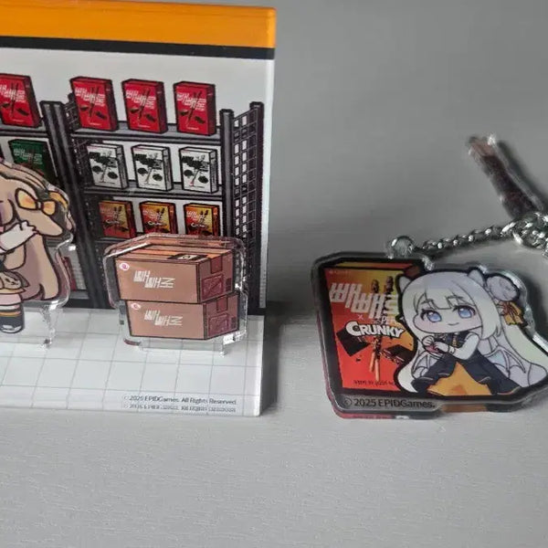 [BUNJANG] Trickcal Butter Diorama Opal Keychain / 트릭컬 버터 디오라마 오팔 키링