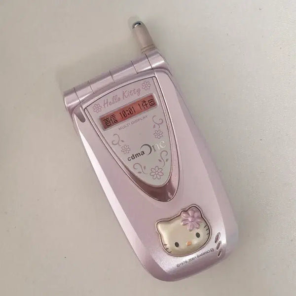 [BUNJANG] Sanrio Sanyo Classic Kitty Mock-up Phone Y2K Himegyaru / (반짝 할인!!) 고전 키티 산요 일본 모형폰 y2k 코갸루폰 목업폰 산리오 히메갸루