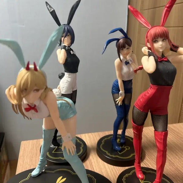 [BUNJANG] Chainsaw Man Bunny Girl Figure Set / (무료 배송) 체인소맨 바니걸 피규어 4종 일괄 판매 박스 O