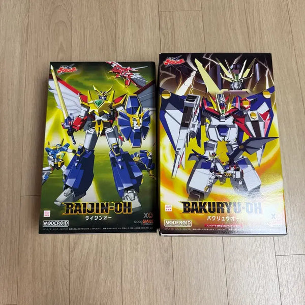 [BUNJANG] MODEROID Zettai Muteki Raijin-Oh & Bakuryu-Oh Set (Sealed) / 모데로이드 절대무적 라이징오 / 바쿠류오 미개봉 새제품 2종 세트