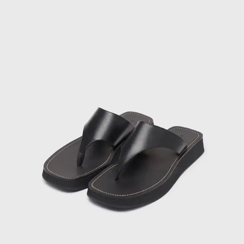 [BUNJANG] LFM Marina Leather Slide Sandals / LFM 엘에프엠 마리나 레더 슬라이드 샌들 245