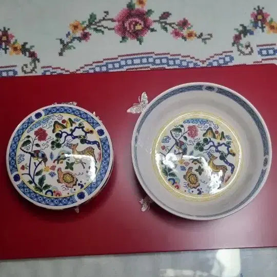 [BUNJANG] Hanguk Dojagi Ten Symbols of Longevity Rice Bowl & Soup Bowl Set / 한국도자기십장생밥공기 +국공기