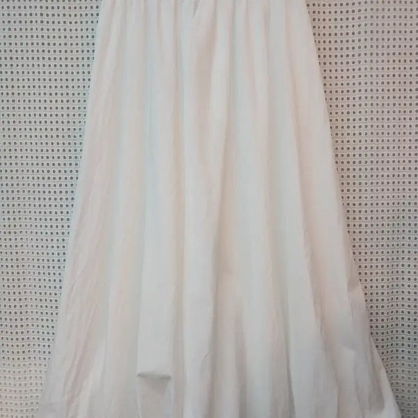 [BUNJANG] White Banding Skirt (M Size) / 화이트 밴딩스커트 M정도 66.77