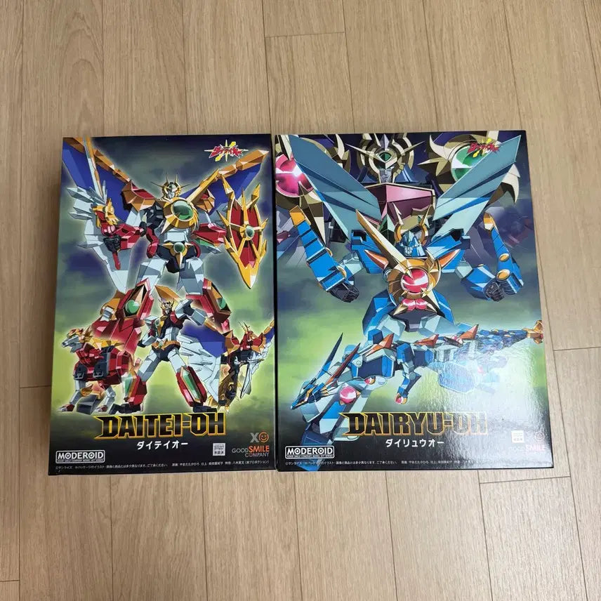 [BUNJANG] MODEROID Complete Victory Dai-Teio & Dai-Ryuu 2-Type Set (Sealed) / 모데로이드 완전승리 다이테이오 / 다이류오 미개봉  새제품 2종세트