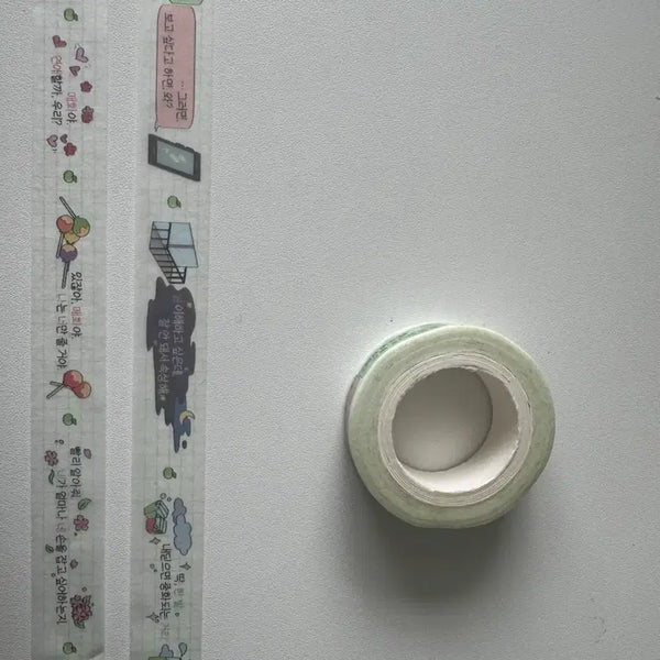 [BUNJANG] Cheongsagwa Nakwon Nakwon Myung Jaewon Yang Mae Hwa Masking Tape / 청사과 낙원 청낙원 명매 명재원 양매화 마테 마스킹테이프