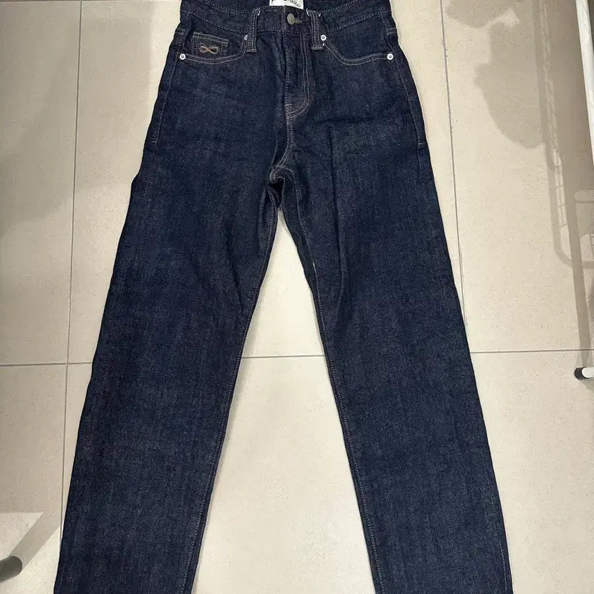 [BUNJANG] Plac x Mergo Straight Raw Denim Jeans / 플랙x메르고 스트레이트 생지 데님