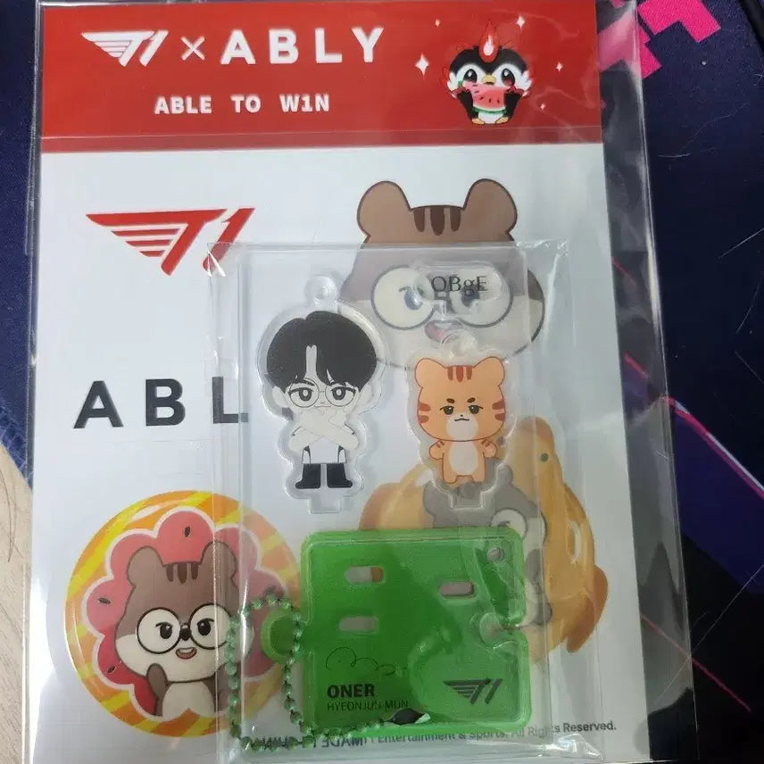 [BUNJANG] Doran Sticker, Owner Acrylic Stand, Keyring Bundle Set / 도란 스티커,오너아크릴스탠드 키링 일괄판매